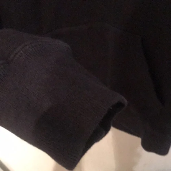 Roots Athletics Classic dark blue quarter zip hoodie with front pouch pocket - Picture 5 of 6